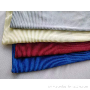 Shiny Interlock Pleat Fabric